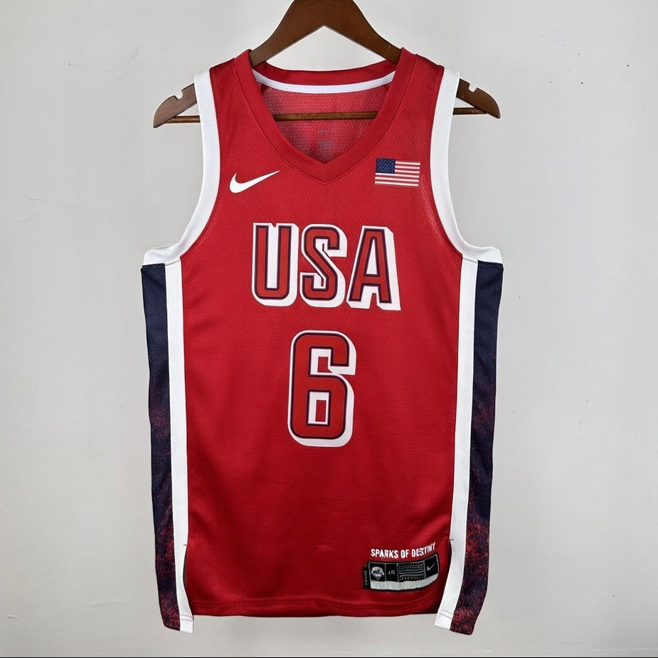 Maillot USA JO (2024) Lebron #6