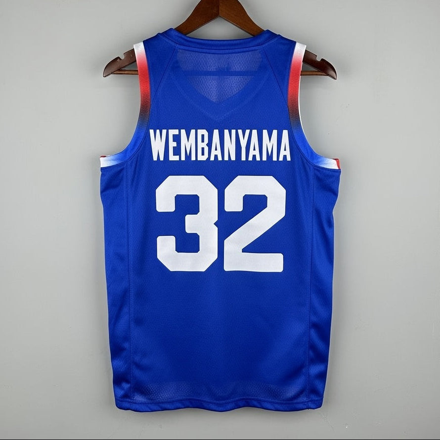 Maillot Equipe de France (2024) Wembanyama #32